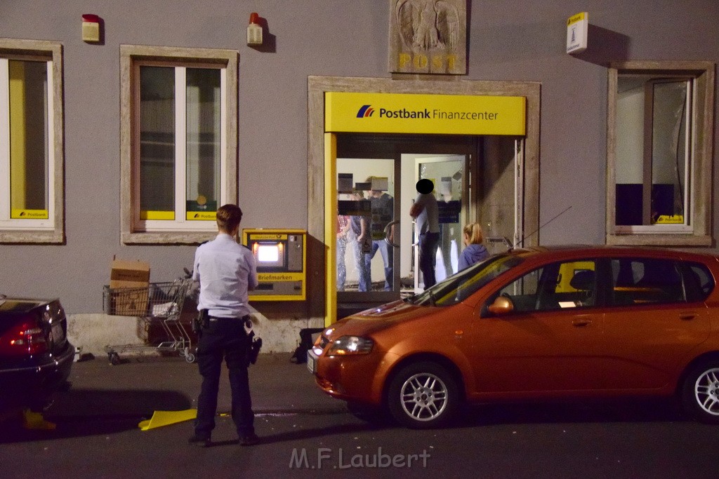 Geldautomat gesprengt Koeln Lindenthal Geibelstr P014.JPG - Miklos Laubert